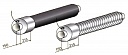 Стальная труба в ППУ изоляции с металлической заглушкой изоляции и кабелем вывода